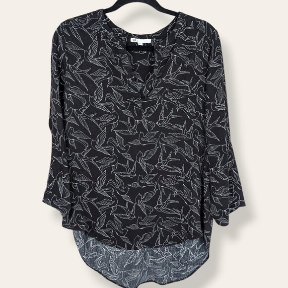 DR2 Bird Outline Tunic Blouse - Picture 5 of 8